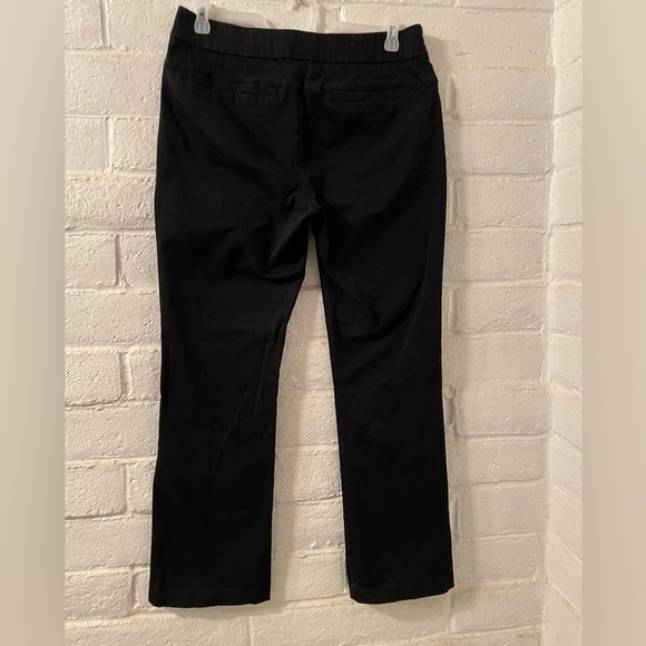 Lee Style Up, Black pull-on pants, straight legs, medium rise, sz 14 med - Picture 2 of 4
